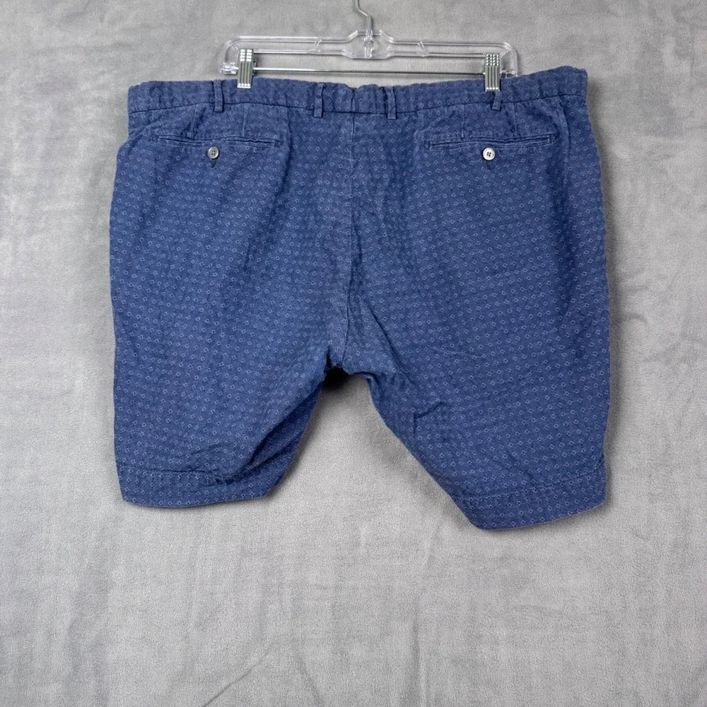 Polo Ralph Lauren Blue Diamond‎ Print Straight Fit Cotton Shorts Mens 42